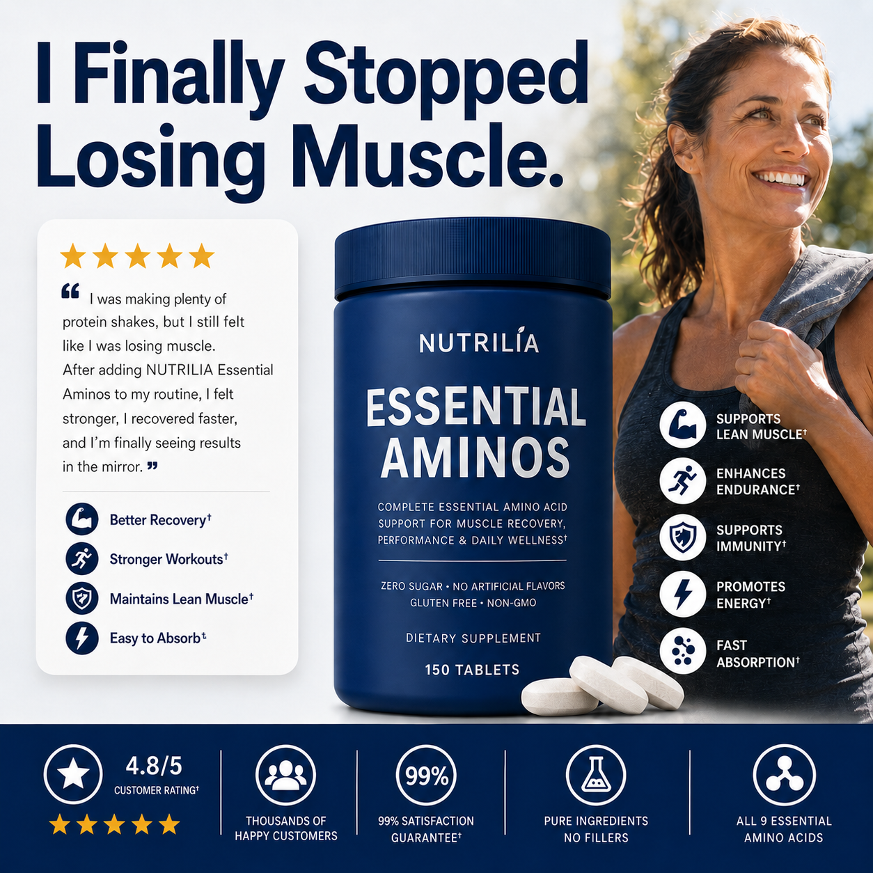 Nutrilia™ Essential Amino Tablets